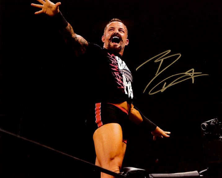 Highspots - Bobby Fish  "Turnbuckle Pose" Hand Signed 8x10 *inc COA*