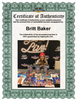 Highspots - Britt Baker "AEW Champion Entrance" Hand Signed 8x10 *inc COA*