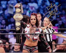 Highspots - Britt Baker "Raising The Belt" Hand Signed 8x10 *inc COA*
