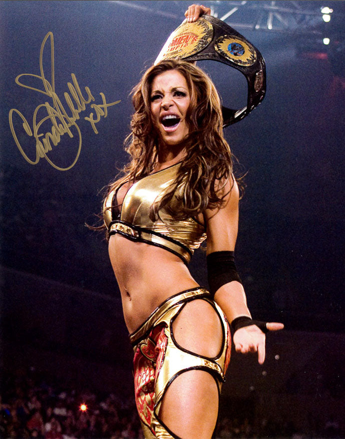 Highspots - Candice Michelle "Turnbuckle Pose" Hand Signed 8x10 *inc COA*