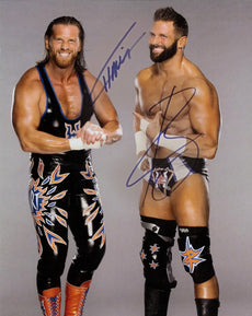 Highspots - Zack Ryder & Curt Hawkins Hand Signed 8x10 *inc COA*