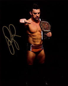 Highspots - Davey Richards "Dark Pose" Hand Signed 8x10 Photo *inc COA*