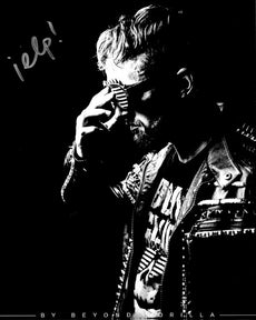 Highspots - El Phantasmo "Black & White Portrait" Hand Signed 8x10 Photo *inc COA*