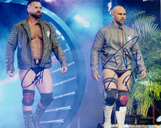Highspots - FTR "AEW Entrance" Hand Signed 8x10 *inc COA*