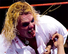 Highspots - Gangrel "In Ring Action Shot" Hand Signed 8x10 *inc COA*