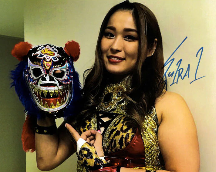 Highspots - Io Shirai "Mask" Hand Signed 8x10 *inc COA*