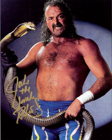 Highspots - Jake "The Snake" Roberts "Cobra Promo" Hand Signed 8x10 *Inc COA*