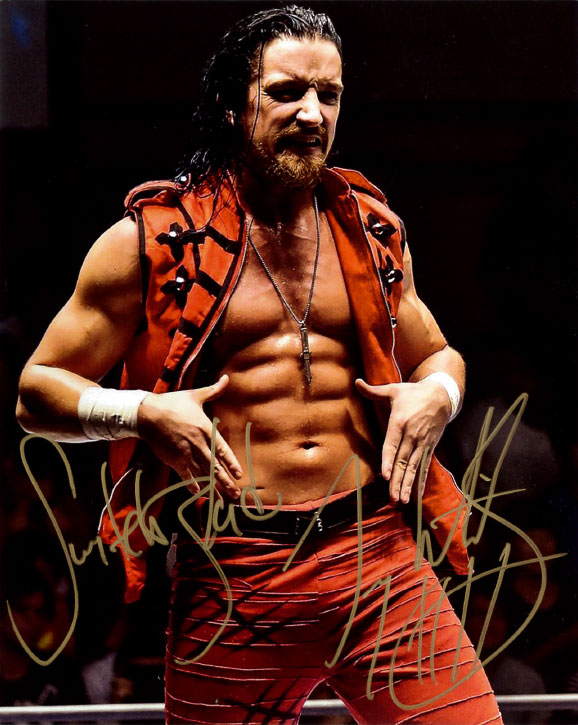 Highspots - Jay White "Red Vest Pose" Hand Signed 8x10 Photo *inc COA*