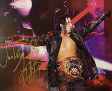Highspots - Jay White "US Champion Entrance" Hand Signed 8x10 Photo *inc COA*
