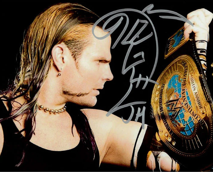 Highspots - Jeff Hardy WWE IC Champion Hand Signed 8x10 *inc COA*
