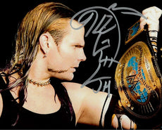 Highspots - Jeff Hardy "WWE IC Champion" Hand Signed 8x10 *inc COA*