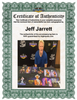 Highspots - Jeff Jarrett "Guitar Pose" Hand Signed 8x10 Photo *inc COA*