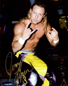 Highspots - Jerry Lynn "In Ring Pose" Hand Signed 8x10 Photo *inc COA*