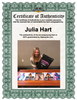 Highspots - Julia Hart "#1 Cheerleader" Hand Signed 8x10 Photo *inc COA*