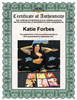 Highspots - Katie Forbes "Crawling Pose" Hand Signed 8x10 *inc COA*