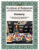 Highspots - Kimberley "Promo Pose" Hand Signed 8x10 Photo *inc COA*