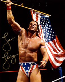 Highspots - Lex Luger "Flag" Hand Signed 8x10 *inc COA*