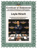 Highspots - Leyla Hirsch "Jacket Pose" Hand Signed 8x10 Photo *inc COA*