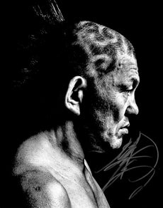 Highspots - Minoru Suzuki "Silhouette Headshot" Hand Signed 8x10 *inc COA*