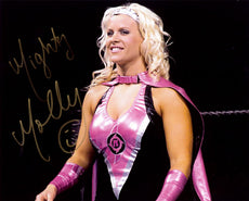 Highspots - Molly Holly "Mighty Molly" Hand Signed 8x10 Photo *inc COA*