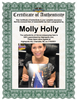 Highspots - Molly Holly "Miss Madness" Hand Signed 8x10 Photo *inc COA*