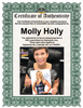 Highspots - Molly Holly "Promo Pose" Hand Signed 8x10 Photo *inc COA*