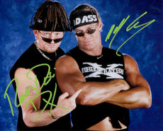 Highspots - New Age Outlaws "D-Generation X" Hand Signed 8x10 Photo *inc COA*