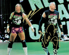 Highspots - New Age Outlaws "Entrance" Hand Signed 8x10 Photo *inc COA*