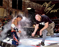 Highspots - Nick Gage "vs David Arquette" Hand Signed 8x10 Photo *inc COA*