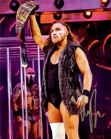 Highspots - Pete Dunne "Raising The Belt" Hand Signed 8x10 *inc COA*