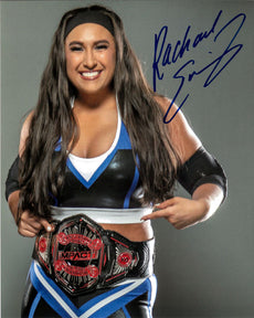 Highspots - Rachael Ellering "Impact Tag Champion" Hand Signed 8x10 *inc COA*