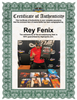 Highspots - Rey Fenix "Corner Cam" Hand Signed 8x10 *inc COA*