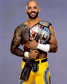 Highspots - Ricochet "WWE United States Champion" Hand Signed 8x10 *inc COA*