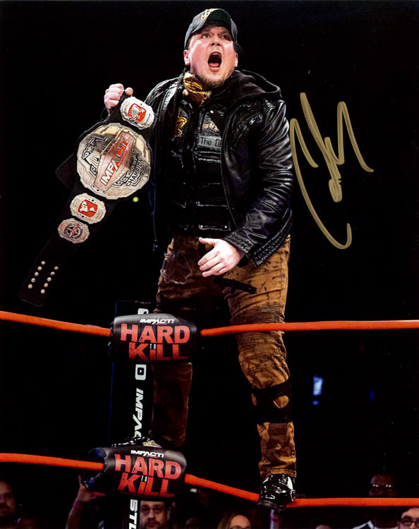 Highspots - Sami Callihan "Impact World Champion" Hand Signed 8x10 Photo *inc COA*