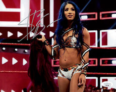 Highspots - Sasha Banks "Raw Return" Hand Signed 8x10 *inc COA*