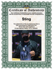 Highspots - Sting "Baseball Bat Pose" Hand Signed 8x10 *inc COA*