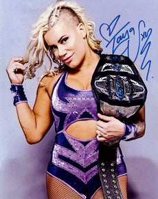 Highspots - Taya Valkyrie "Knockouts Champion" Hand Signed 8x10 Photo *inc COA*