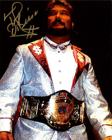 Highspots - Ted Dibiase "WWF Champion" Hand Signed 8x10 *inc COA*