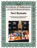 Highspots - Terri Runnels "Laying Pose" Hand Signed 8x10 Photo *inc COA*