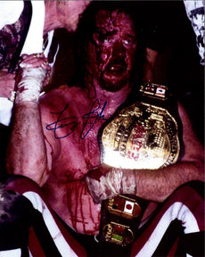 Highspots - Terry Funk "Crimson Mask" Hand Signed 8x10 *inc COA*