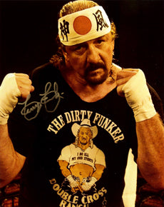 Highspots - Terry Funk "Double Cross Ranch" Hand Signed 8x10 *inc COA*