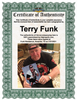 Highspots - Terry Funk "Fighter Pose" Hand Signed 8x10 *inc COA*