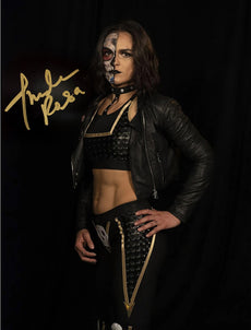 Highspots – Thunder Rosa “Black & Gold Gear Pose” Hand Signed 8x10 *Inc COA*