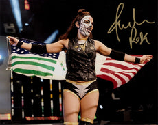 Highspots – Thunder Rosa “Flag Drape” Hand Signed 8x10 *Inc COA*