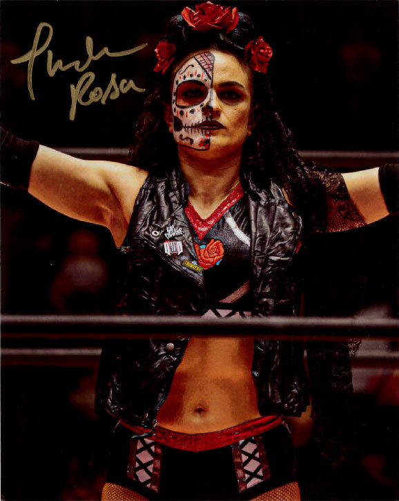 Highspots – Thunder Rosa “In Ring Pose” Hand Signed 8x10 *Inc COA*
