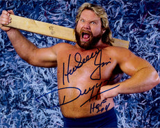 Highspots - "Hacksaw" Jim Duggan Hand Signed 8x10 *Inc COA*