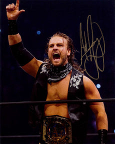 Highspots - "Hangman" Adam Page "I'm Here to Do Cowboy Sh*t" Hand Signed 8x10 *inc COA*