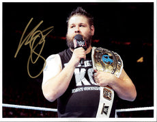 Highspots - Kevin Owens "Intercontinental Champion!" Hand Signed A4 *Inc COA*