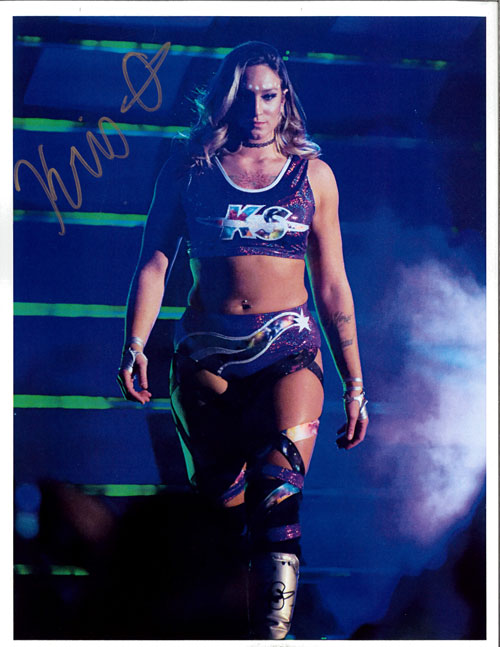 Highspots - Kris Statlander "Entrance" Hand Signed A4 *inc COA*