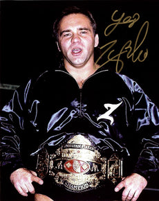 Highspots - Larry Zbyszko "Champion Entrance" Hand Signed 8x10 *inc COA*